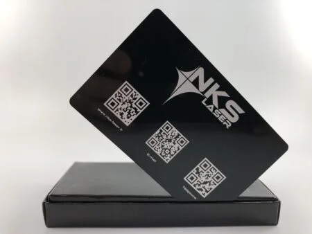 Verso cartes de visites aluminium