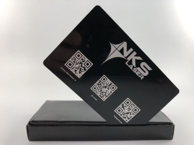Verso cartes de visites aluminium
