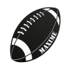 Décoration ballon de Rugby personnalisable